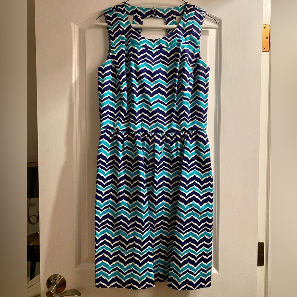 Vineyard Vines Blue and Aqua Dress